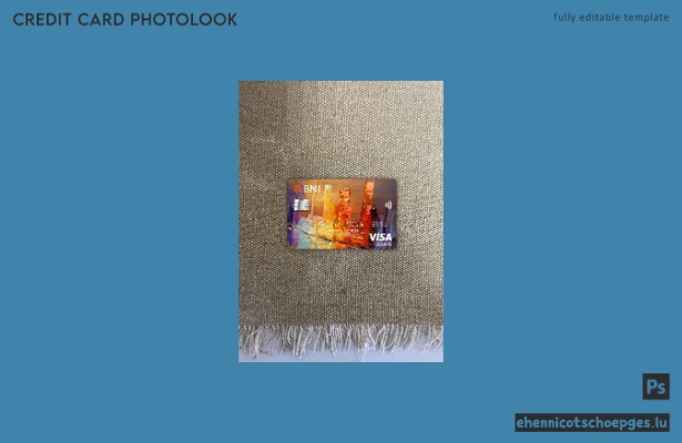 Indonesien Bank Negara Indonesien BNI Visum klassische Karte Photolook Beispielvorschau